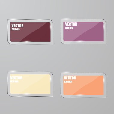 Vektör Infographic. afiş ayarlayın. Cam