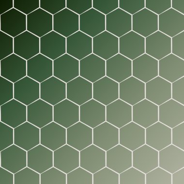 Soyut altıgen molekül arka plan. Fütüristik, teknoloji, 