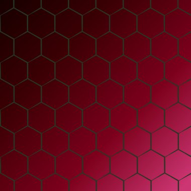 Soyut altıgen molekül arka plan. Fütüristik, teknoloji, 