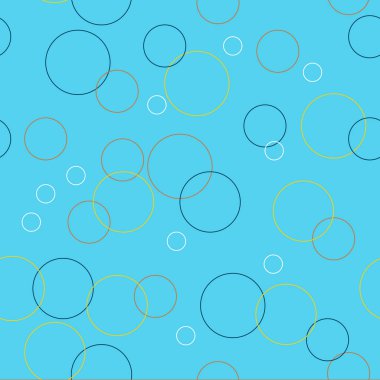 Çeşitli çevrelerin bir soyut vektör arka plan