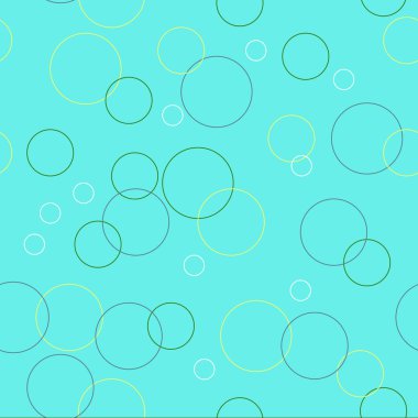 Çeşitli çevrelerin bir soyut vektör arka plan