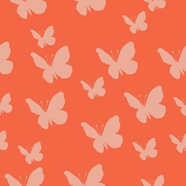 Kelebek desenli. Vektör seamless modeli. Yinelenen arka plan