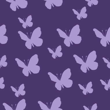 Kelebek desenli. Vektör seamless modeli. Yinelenen arka plan