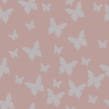 Kelebek desenli. Vektör seamless modeli. Yinelenen arka plan