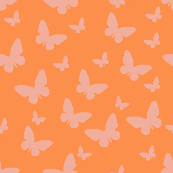 Patrón de mariposa. Patrón sin costura vectorial. Fondo repetitivo — Archivo Imágenes Vectoriales