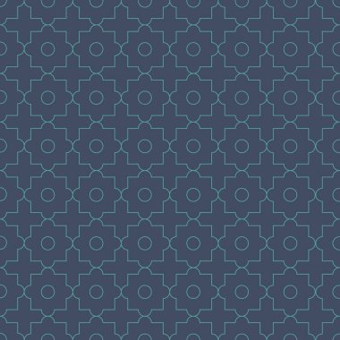 Vektör seamless modeli. Geometrik doku. Yinelenen arka plan