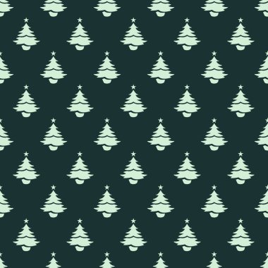 Noel ağacı Dikişsiz desen tasarım. Noel desen, seaml