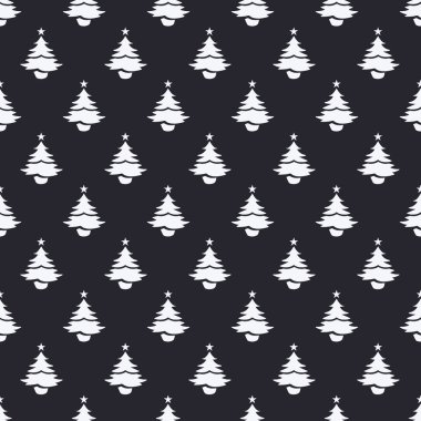 Noel ağacı Dikişsiz desen tasarım. Noel desen, seaml