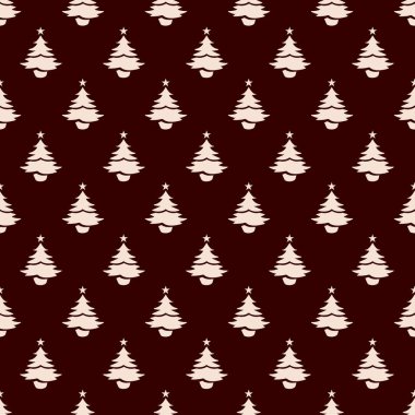Noel ağacı Dikişsiz desen tasarım. Noel desen, seaml