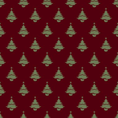 Noel ağacı Dikişsiz desen tasarım. Noel desen, seaml