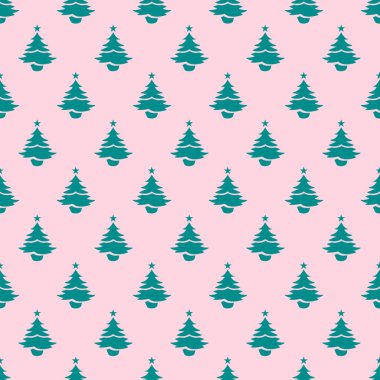 Noel ağacı Dikişsiz desen tasarım. Noel desen, seaml