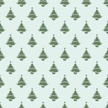 Noel ağacı Dikişsiz desen tasarım. Noel desen, seaml