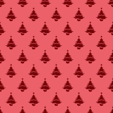 Noel ağacı Dikişsiz desen tasarım. Noel desen, seaml