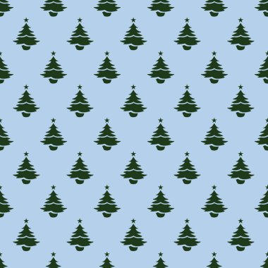 Noel ağacı Dikişsiz desen tasarım. Noel desen, seaml