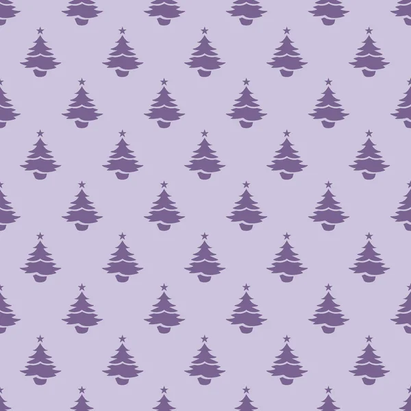 Árbol de Navidad diseño de patrón sin costuras. Patrón de Navidad, costura — Vector de stock