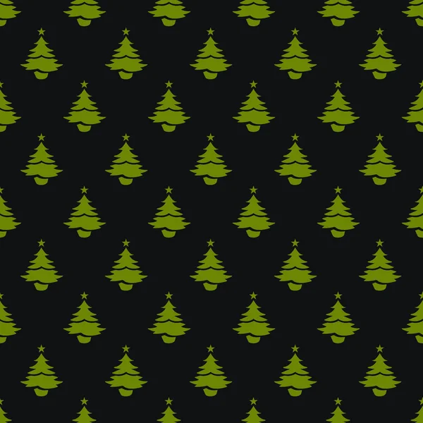 Conception de motif sans couture arbre de Noël. Modèle de Noël, couture — Image vectorielle