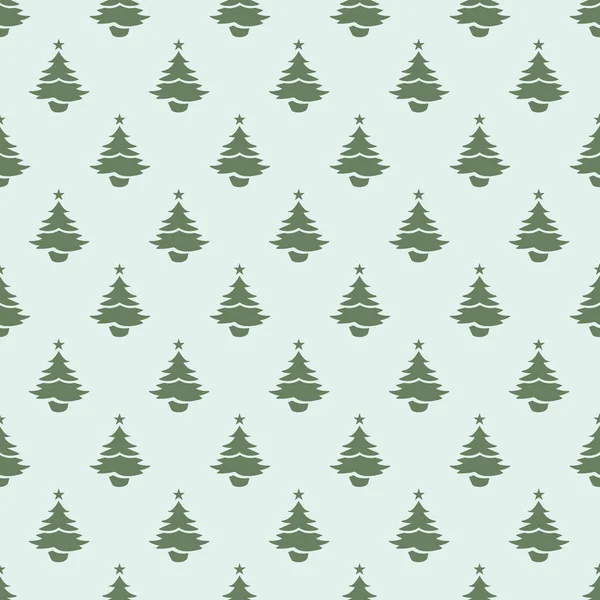 크리스마스 트리 완벽 한 패턴 디자인입니다. 크리스마스 패턴, seaml — 스톡 벡터