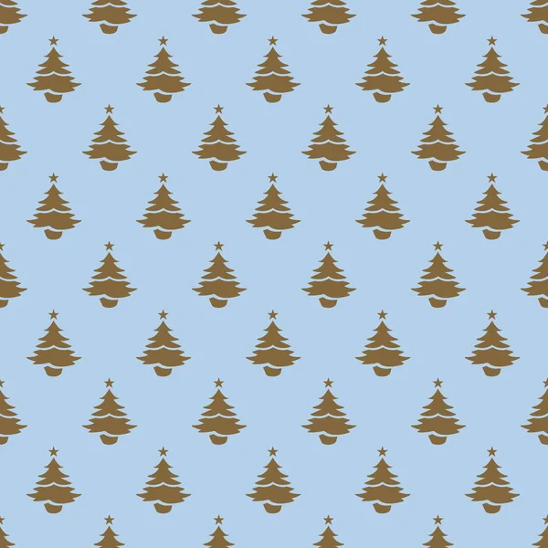 Christmas tree seamless pattern design. Christmas pattern, seaml — Stock Vector