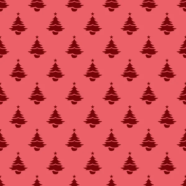 Christmas tree seamless pattern design. Christmas pattern, seaml — Stock Vector