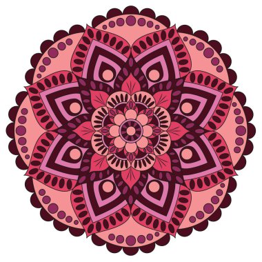 Oryantal desen. Geleneksel süs boyama yuvarlak. Mandala. 