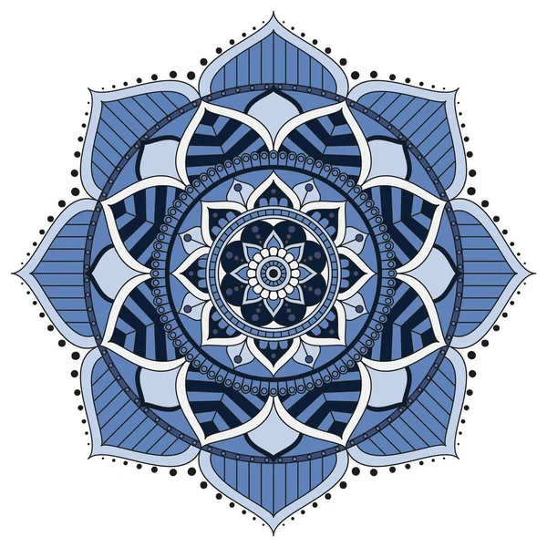 Çiçek mandalalar. Vintage dekoratif öğeler. Oryantal desen, 