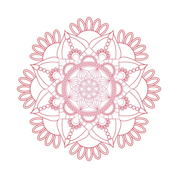 Çiçek mandalalar. Vintage dekoratif öğeler. Oryantal desen, 