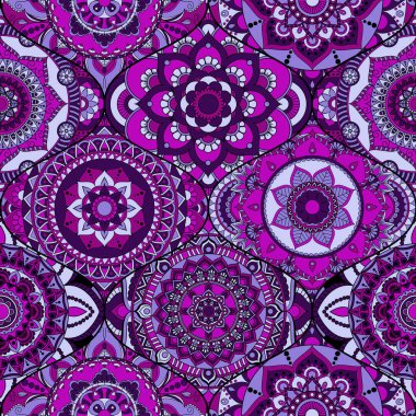 Patchwork desen. Vintage dekoratif öğeler. Elle çizilmiş backg