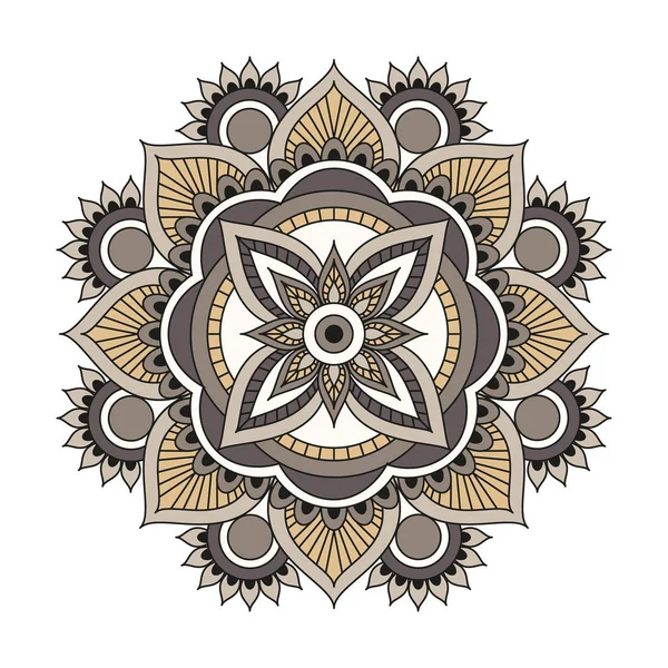 Çiçek mandalalar. Vintage dekoratif öğeler. Oryantal desen, 