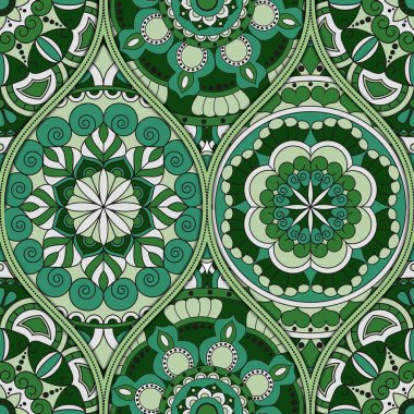 mandalalar desenle. Vintage dekoratif öğeler. Elle çizilmiş b