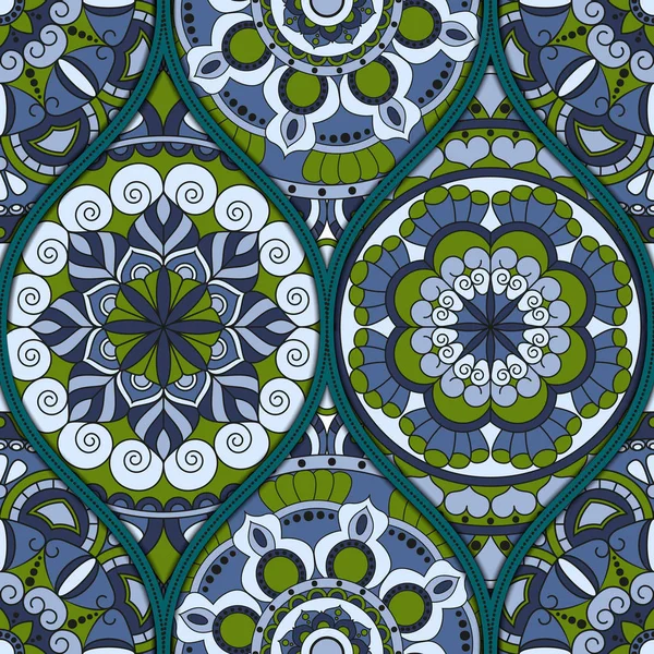 mandalalar desenle. Vintage dekoratif öğeler. Elle çizilmiş b