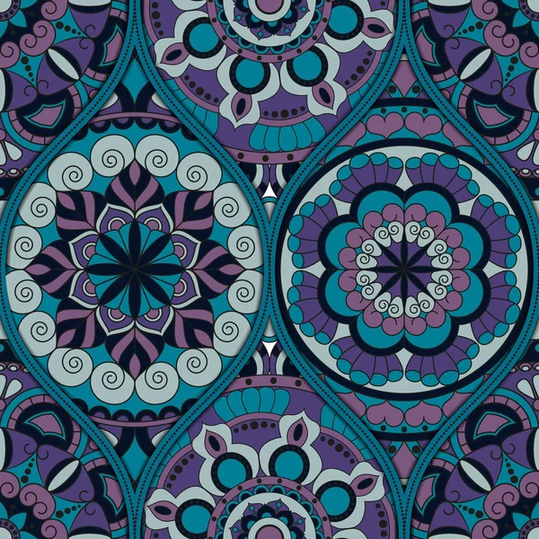 mandalalar desenle. Vintage dekoratif öğeler. Elle çizilmiş b