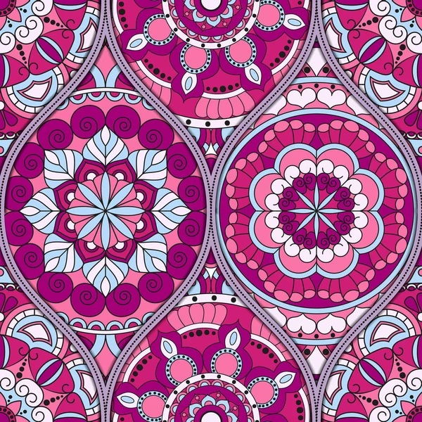 mandalalar desenle. Vintage dekoratif öğeler. Elle çizilmiş b