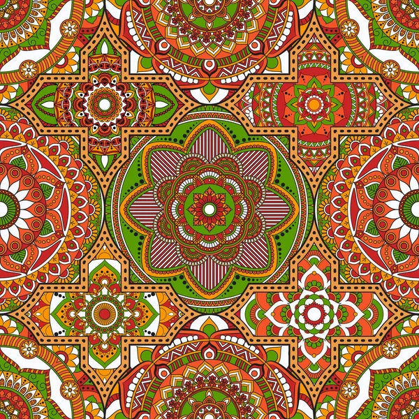 Patchwork desen. Vintage dekoratif öğeler. Elle çizilmiş backg