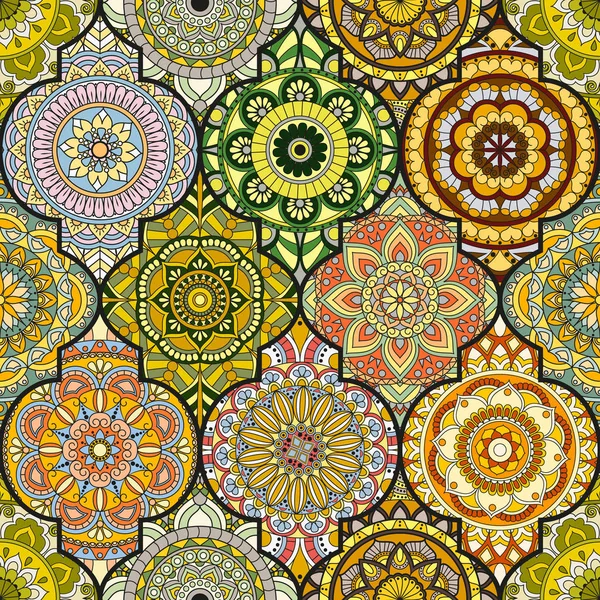 Seamless modeli. Vintage dekoratif öğeler. Elle çizilmiş backgr