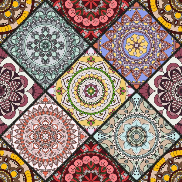 Seamless modeli. Vintage dekoratif öğeler. Elle çizilmiş backgr