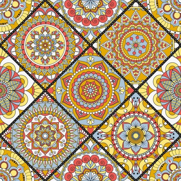 Seamless modeli. Vintage dekoratif öğeler. Elle çizilmiş backgr