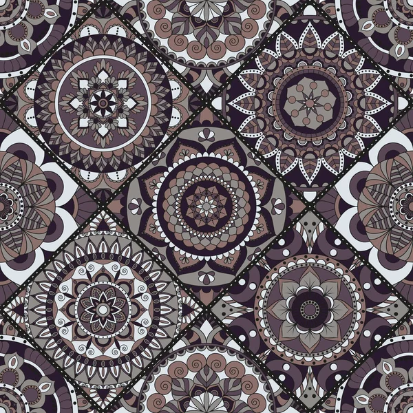 Seamless modeli. Vintage dekoratif öğeler. Elle çizilmiş backgr