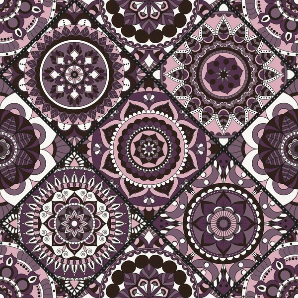 Seamless modeli. Vintage dekoratif öğeler. Elle çizilmiş backgr