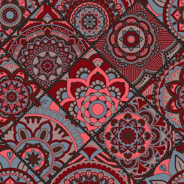 Seamless modeli. Vintage dekoratif öğeler. Elle çizilmiş backgr