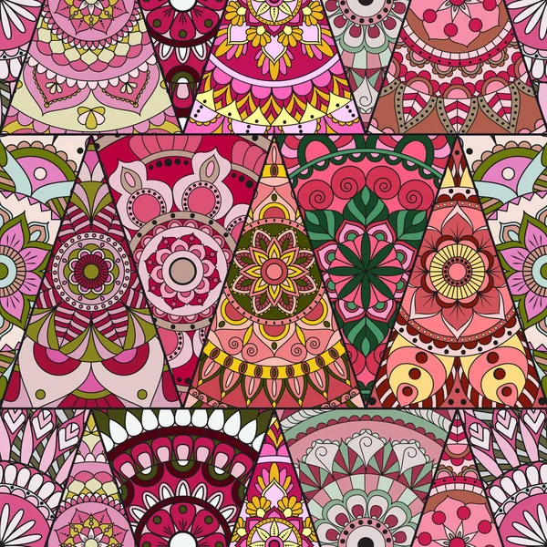 Sorunsuz mandalalar desen. Vintage dekor elementleri ile mand