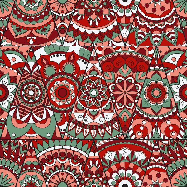 Sorunsuz mandalalar desen. Vintage dekor elementleri ile mand