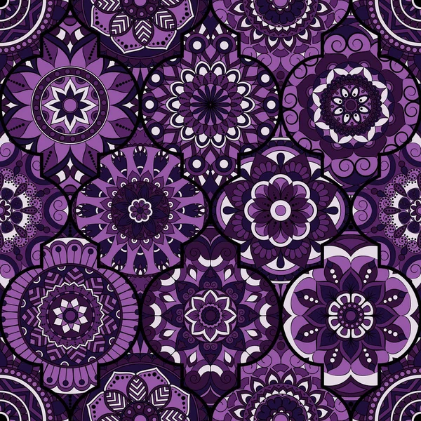 Seamless modeli. Vintage dekoratif öğeler. Elle çizilmiş backgr