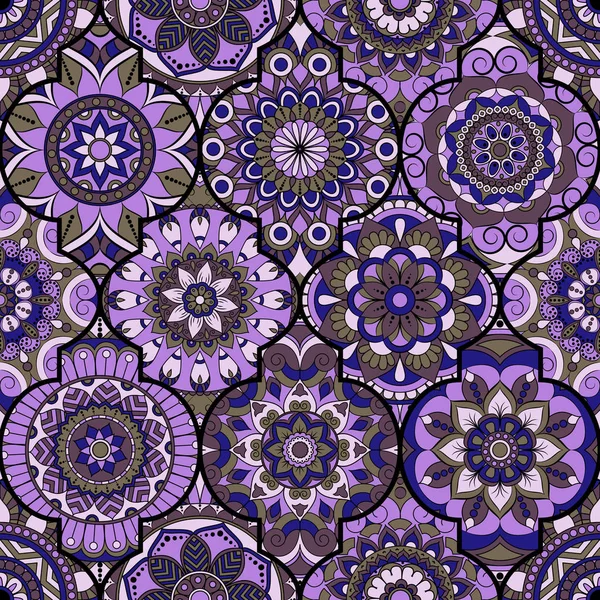 Seamless modeli. Vintage dekoratif öğeler. Elle çizilmiş backgr