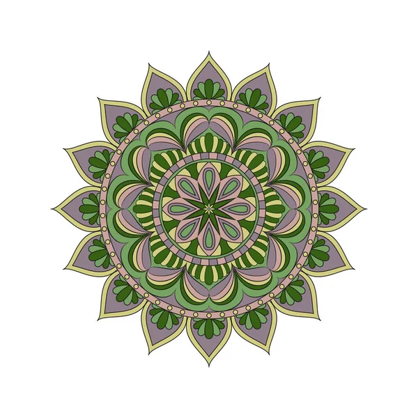 Çiçek mandalalar. Vintage dekoratif öğeler. Oryantal desen, 