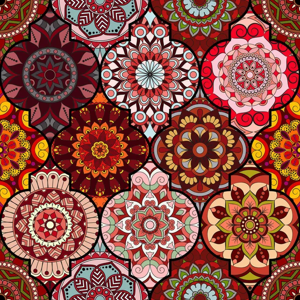 Seamless modeli. Vintage dekoratif öğeler. Elle çizilmiş backgr