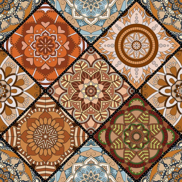 Seamless modeli. Vintage dekoratif öğeler. Elle çizilmiş backgr