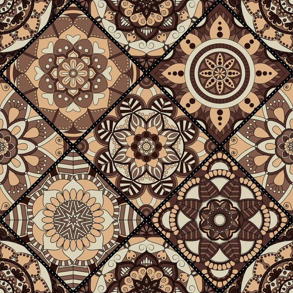 Seamless modeli. Vintage dekoratif öğeler. Elle çizilmiş backgr