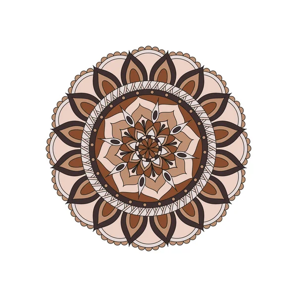 Çiçek mandalalar. Vintage dekoratif öğeler. Oryantal desen, 