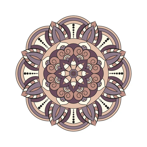 Çiçek mandalalar. Vintage dekoratif öğeler. Oryantal desen, 