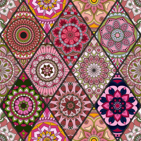 Seamless modeli. Vintage dekoratif öğeler. Elle çizilmiş backgr